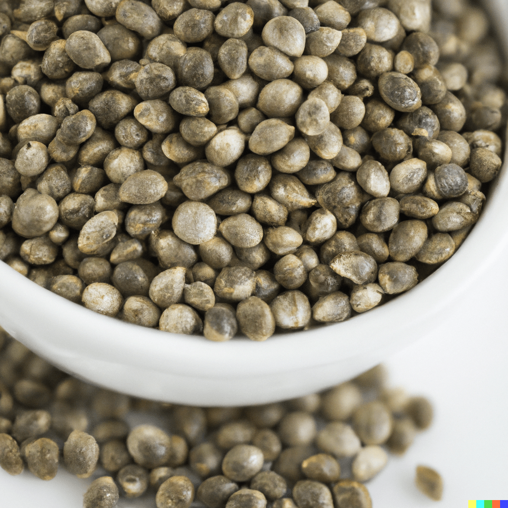 Roasted Indian Hemp Hearts 1 KG - aagya - neemuch