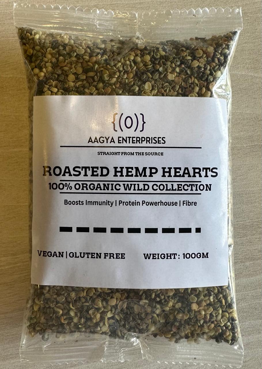 Roasted Indian Hemp Hearts - aagya - neemuch